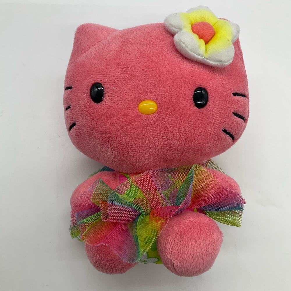 PINK HELLO KITTY ALOHA TUTU TY BEANIE BABY